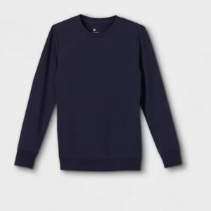 All in motion-Soft touch  Crewneck long Sleeve Sweatshirt Navy